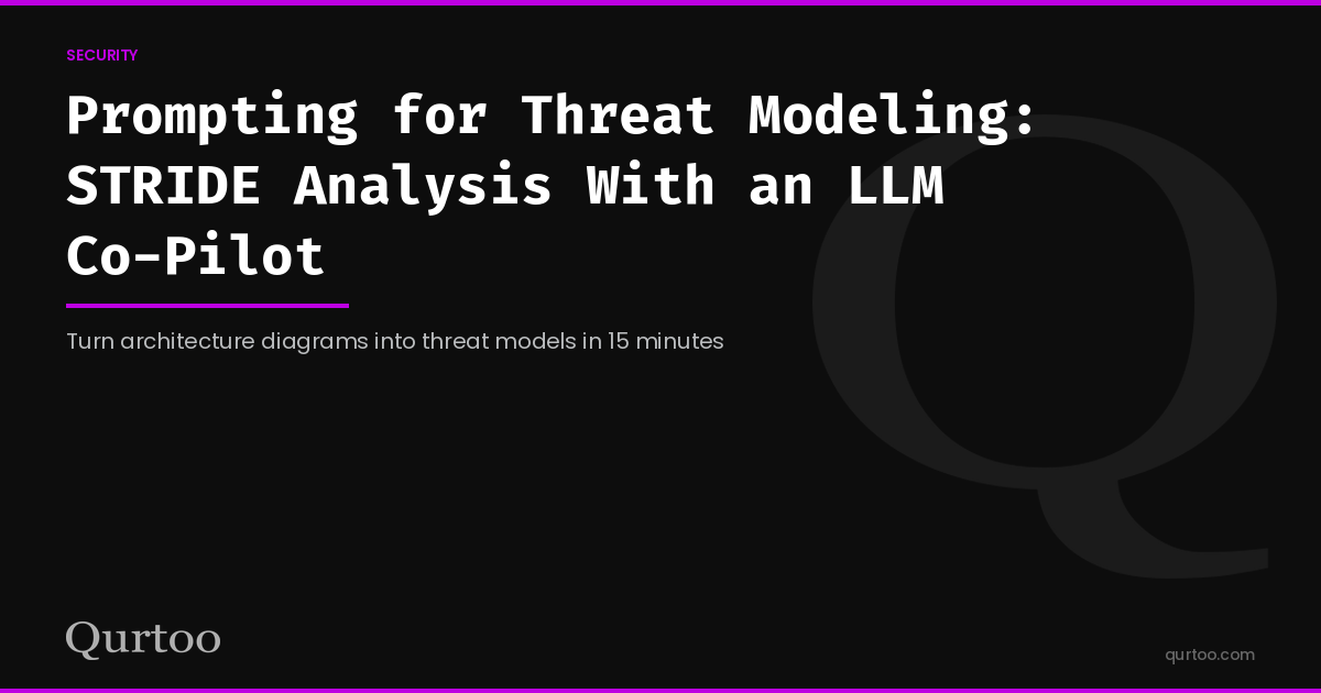 Prompting for Threat Modeling: STRIDE Analysis With an LLM Co-Pilot